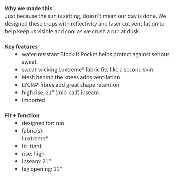 Lululemon Pace Pusher High Rise Crop Leggings Black Animal Print Reflective 8 - Picture 11 of 12